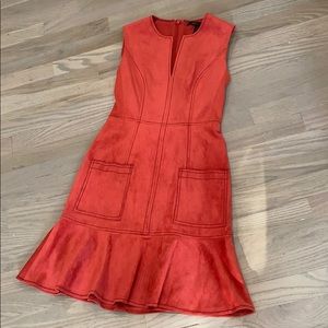 EUC BCBG Faux Suede Dress Size 0